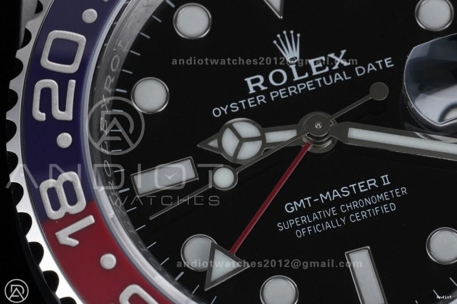 SH3285 Pepsi BLRO Edition Master Best Oyster New V3 On II GMT (UV 126710 SS Bezel 904L Upgraded) Bracelet ARF 1:1 0701